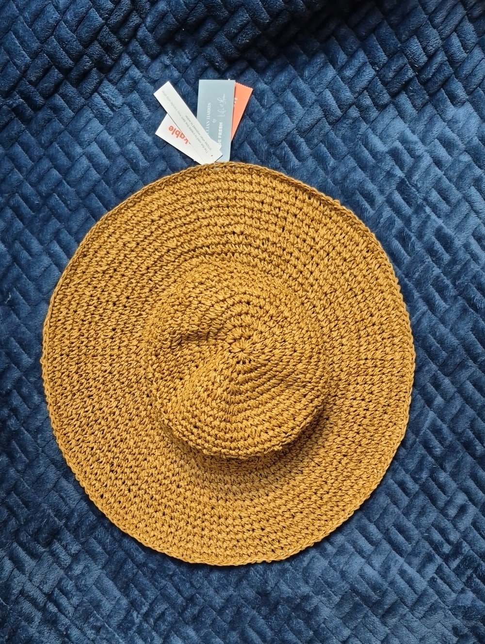Jillian Harris X Joe Fresh Life At Home Collection Sun Hat SZ S/M, New W Tags - Picture 7 of 7